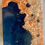 Copper accented black deep cleaning soap