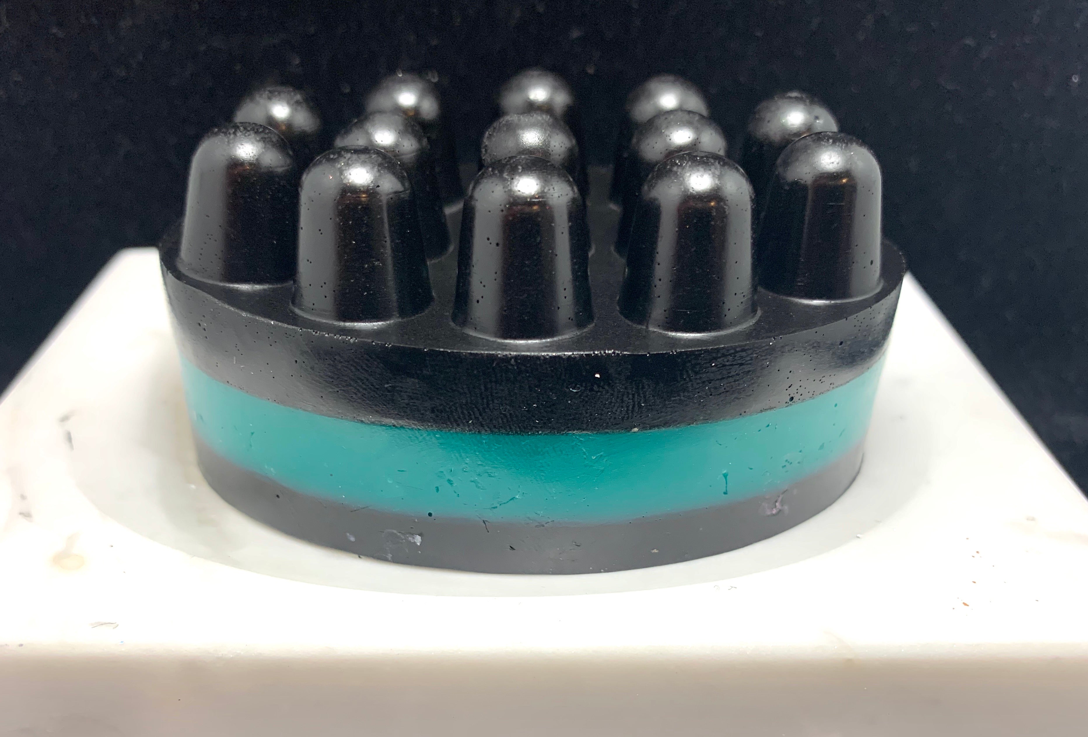 Activated charcoal massage bar